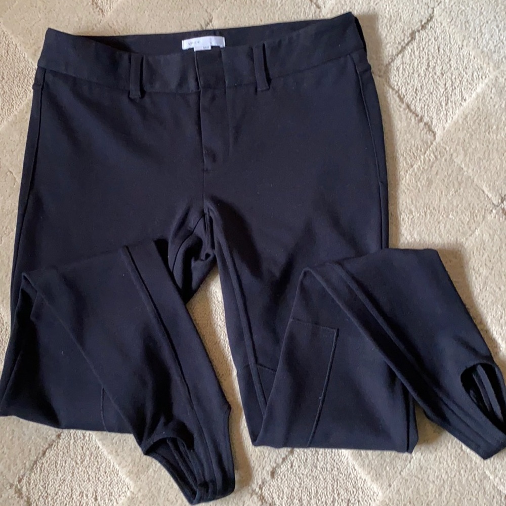 Vince black knit Stirrup pant/legging